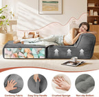 5-in-1 Convertible Folding Sofa Bed, Frameless Convertible Couch - Image 4