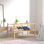 ROMGUAR CRAFT 2 Tier Bamboo Shoe Rack - Image 7