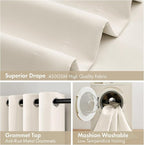 MIULEE Birch 100% Blackout Curtains - Image 7