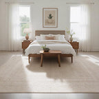 8x10 Washable Area Rugs for Living Room, Dining Room- Beige Brown | Ultra Soft - Image 8