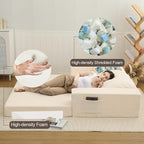 COMAX Convertible Sofa Bed Queen, Folding Fold Out Couch Bed, Floor Futon Couch - Image 8