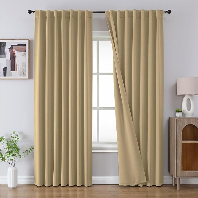 Joydeco 72 Inch Blackout Curtains by JOYDECO