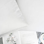 CaliTime Decorative Standard Throw Pillow Covers 26 X 20 Inches True White | - Image 6