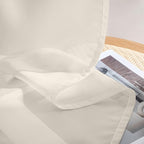 MIULEE Light Beige Sheer Curtains 72 Inches Long 4 Panels 42 x 72 Inches | - Image 7