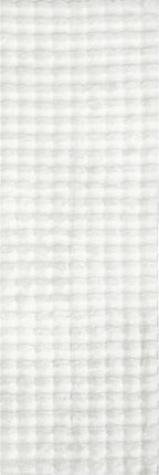 nuLOOM Jeni Off White Checkered Washable Runner Rug - Image 5