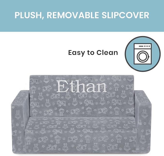 Serta Perfect Sleeper Personalized Extra Wide Convertible Sofa to Lounger - Image 6