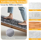 HEBE Indoor Door Mat 2'x3', Washable Welcome Mat - Image 3