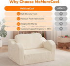 MeMoreCool Toddler Couch Fold Out – 2-in-1 Convertible Kids Sofa Bed - Image 6