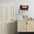 ADIIL Mail and Key Holder for Wall Decorative, Wooden Wall Mount Key Rack - Image 5