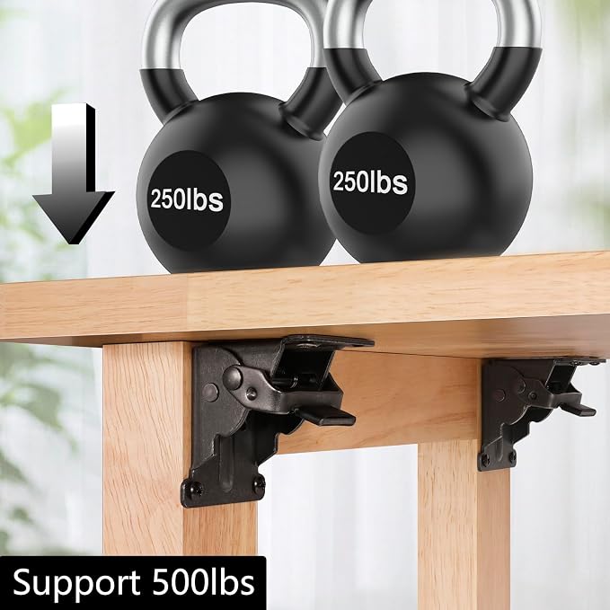 8 Pack Folding Brackets, Self-Lock Hinge - Image 6