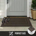 Sturdy Front Door Mat, Absorbent Muddy Dirt Resist Welcome Door Mats Outdoor - Image 6