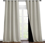 NICETOWN Full Shading Curtains for Windows, Super Heavy-Duty Black Lined by NICETOWN
