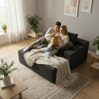 Sytopia Chaise Lounge with Armrests, Oversized Sofa Bed with 3 Pillows - Image 8