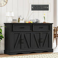 56" Large Wooden Buffet Cabinet by LegacyAmerhomeDirect