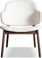 Furniture of America Callum Mid-Century Modern Solid Wood 2 Piece Brown Round - Image 16