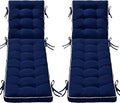 2 Pack 80x26 Inch Folding Chaise Lounge Cushion Quick Dry by AMCATON