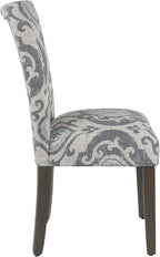 HomePop Parsons Classic Upholstered Accent Dining Chair, Suri Blue - Image 5