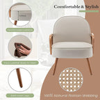 Aklaus Mid Century Modern Accent Chair Armchair - Image 3