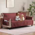 Quilted Grand Sofa Covers Washable, Couch Cover by Pamhaven