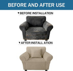 Armchair Slipcover with 1 Pillow Cover - Image 8