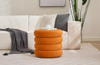 Flouki 19.5" Storage Ottoman Round, Vanity Stools - Image 6