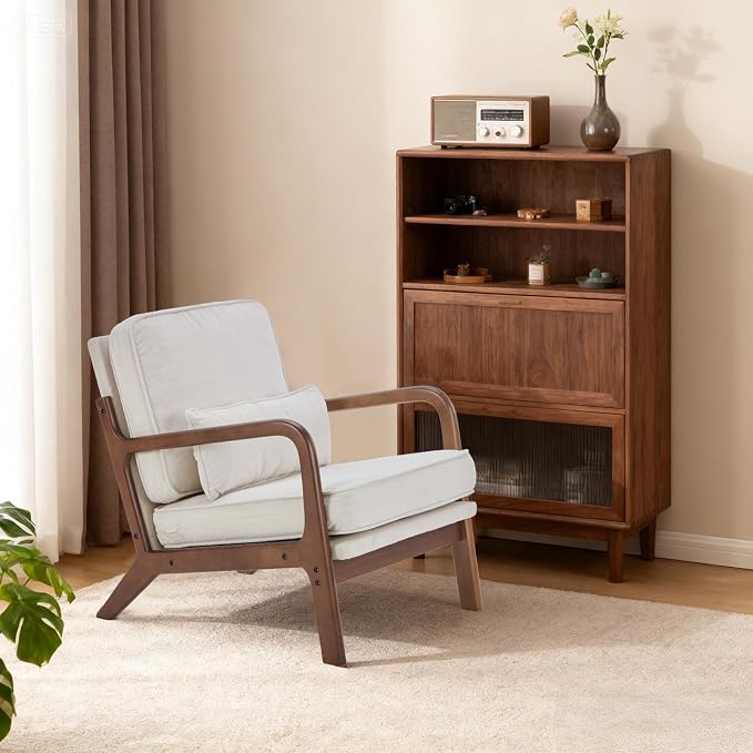DUMOS Accent Chair Mid Century Modern Chair - Image 9