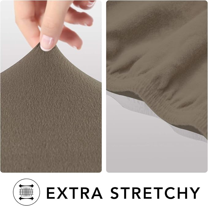 PureFit Super Stretch Chair Covers Fleece Couch Covers - Image 4