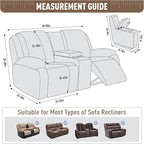 TAOCOCO Loveseat Recliner Cover - Image 5