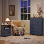 Joaxswe Farmhouse 6 Drawer Dresser - Image 9