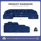131'' Large Sectional Couches - Image 2