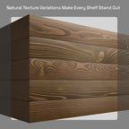 BAOBAB WORKSHOP Wood Floating Shelves, Bathroom Shelf 24 inch, Walnut Floating - Image 9