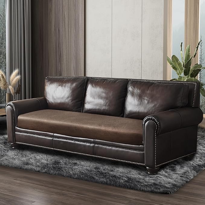 ANARACHON Leather Look Couch Cushion Covers Sofa Seat Slipcovers Sets Couches - Image 8