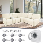 100% Waterproof Sectional Recliner Couch Covers - Image 8