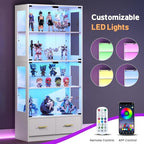 Lamtor Display Cabinet with Glass Doors - Image 3