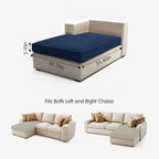 Hokway Stretch Chaise Cover Individual Couch Cushion Slipcovers Reversible - Image 3