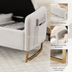 48" End of Bed Bench, Modern Storage Benches - Image 5