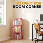 SpaceAid 3 Tier Rotating Bookshelf Tower, Spinning Bookcase Lazy Susan - Image 5