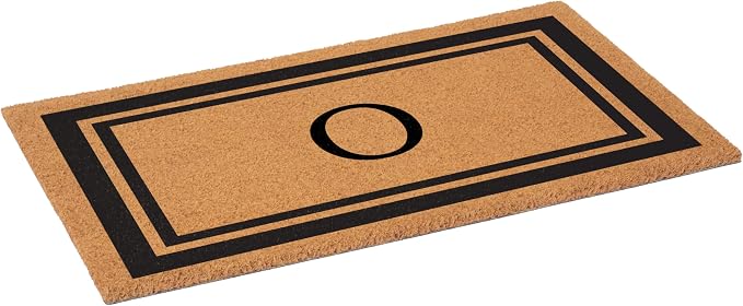 Calloway Mills 152961830O Black Border 18" x 30" Monogram Doormat - Image 3