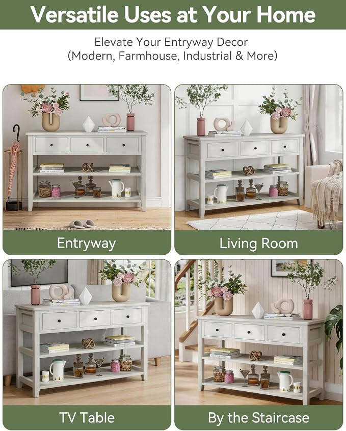 Karl home Console Table Entryway Desk, Sofa Side Table - Image 7