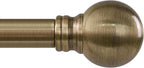 Antique Bronze Curtain Rods for Windows 66 to 120 Inch 1" Diameter Adjustable by Unknown