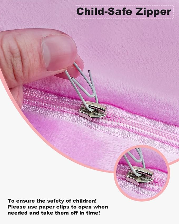 MOONBEEKI Kids Couch Fold Out, Foldable Princess Chair - Image 7