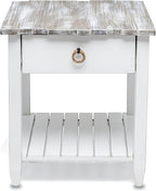 Sea Wind Florida Picket Fence Wood End Table - Image 3