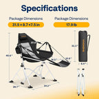 VIVOHOME Hammock Camping Chair - Image 8