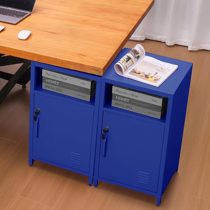 ALBAD Compact Metal Nightstand - Image 4