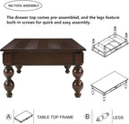 Retro Traditional Coffee Table - Image 5