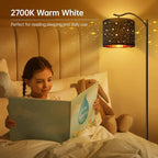 BoostArea Floor Lamp for Living Room, LED Arched Tall Modern Standing Lamp - Image 3
