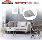 235 pcs Gray Felt Furniture Pads X-Protector! Huge Quantity of Furniture Pads - Image 6