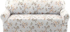 H.VERSAILTEX Floral Pattern Couch Covers High Stretch Sofa Covers Printed Couch by HVERSAILTEX