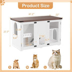 47.25" Large Cat Litter Box Enclosure - Image 3