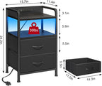 Fixwal Night Stand for Men Bedroom - Image 3